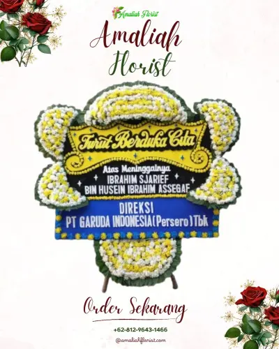 Papan Bunga Duka di Pranggong